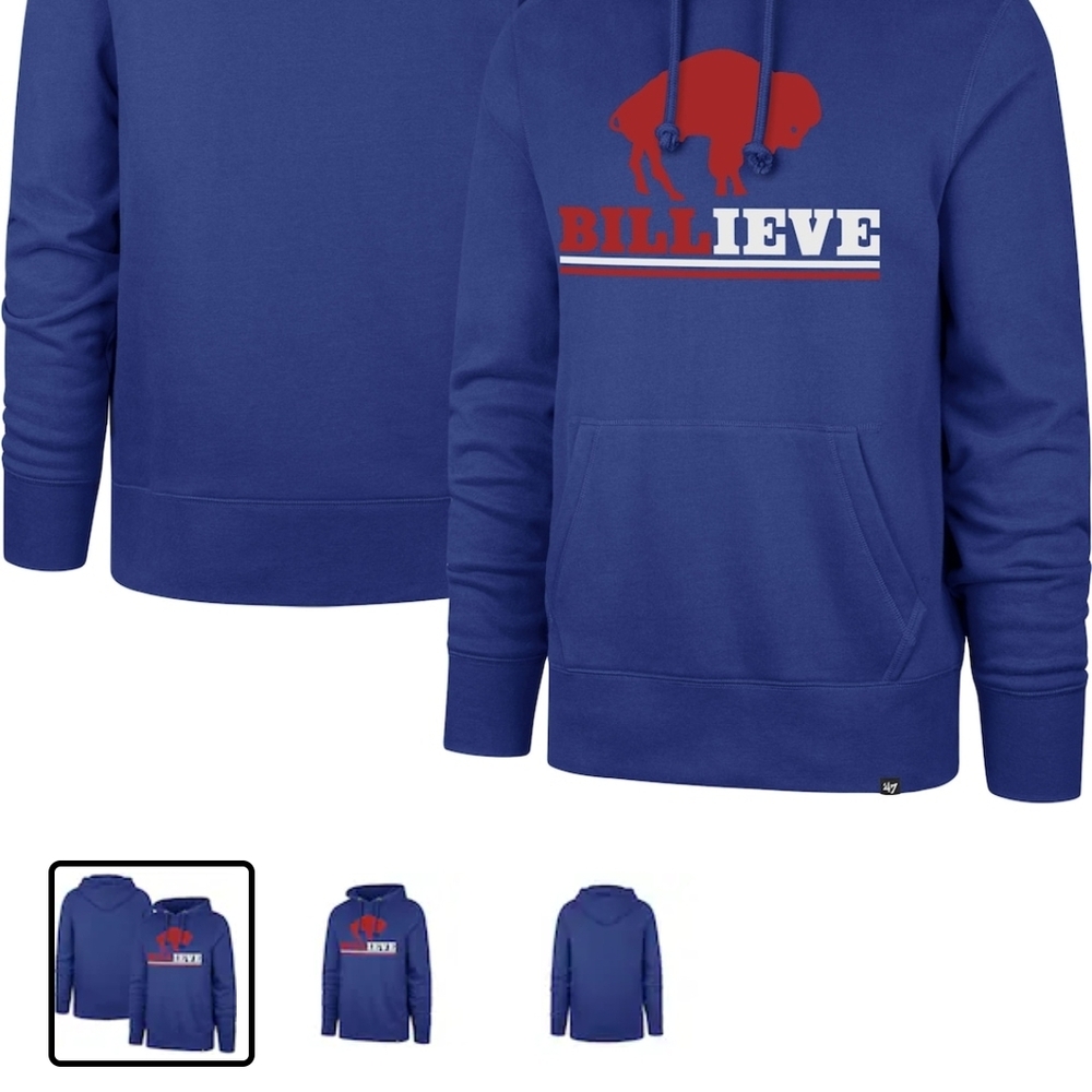 Buffalo Bills Billieve Xl Blue Hoodie